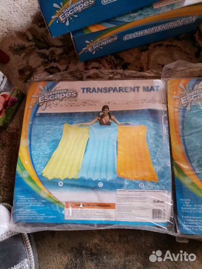 Матрац надувной для купания и загорания