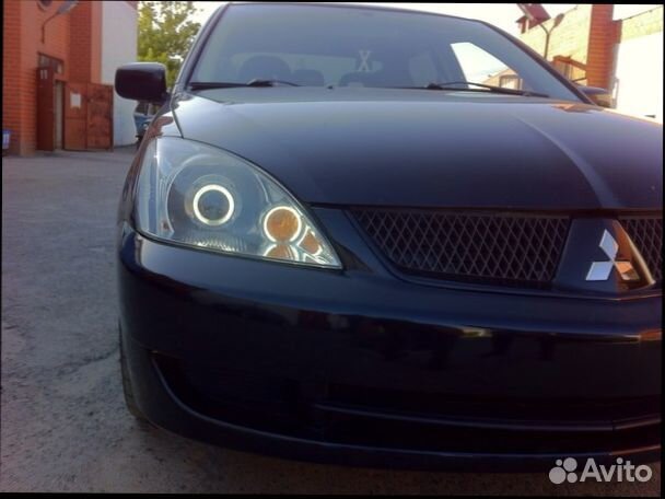 Ксенон Би линзы Диоды на Мицубиси Ланцер