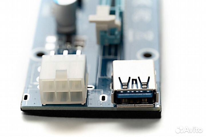 Райзер PCI-E 1x to 16x USB 3.0 riser 6 PIN