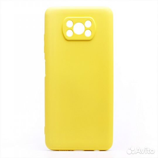 Чехол Full Original Design для Xiaomi Poco X3 желт