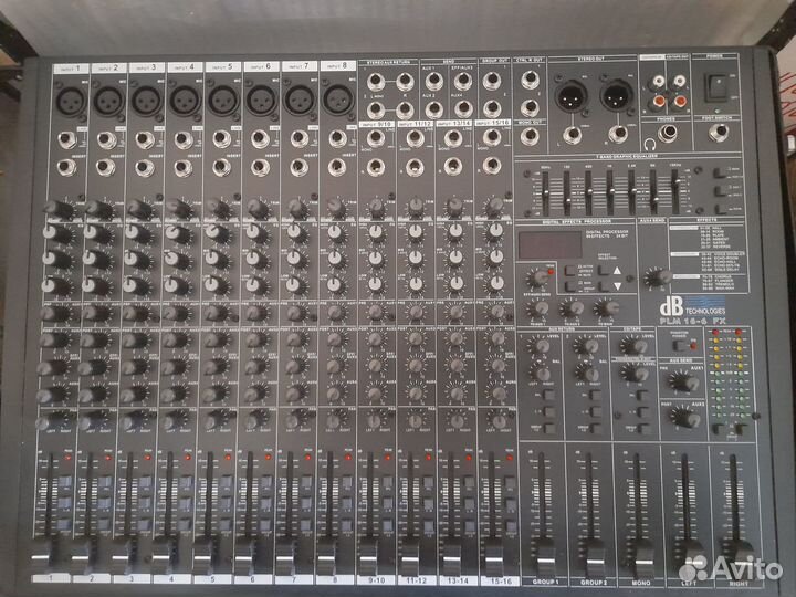 Микшерный пульт DB technologies PLM 16.6 FX