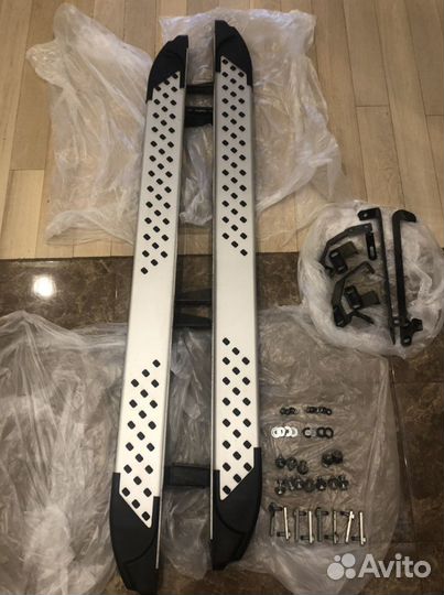 Пороги для Hyundai Santa Fe (IV-V generation)