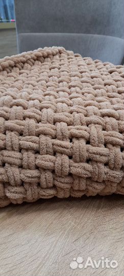 Плюшевый плед из Alize Puffy