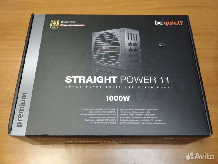Блок питания Be Quiet Straight Power 11 1000w