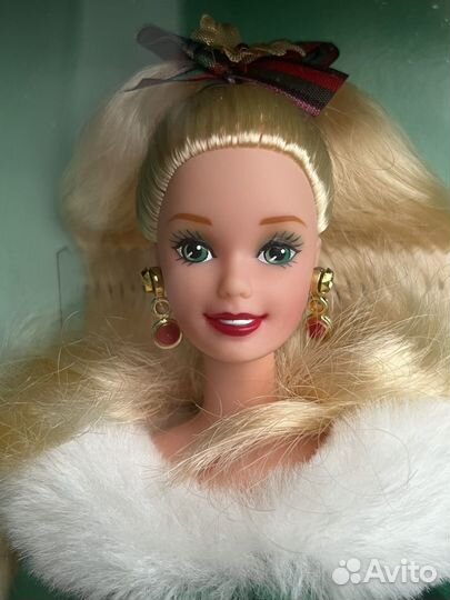 Кукла barbie happy holidays 1995