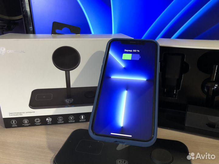 Док станция для техники Apple 3 в 1