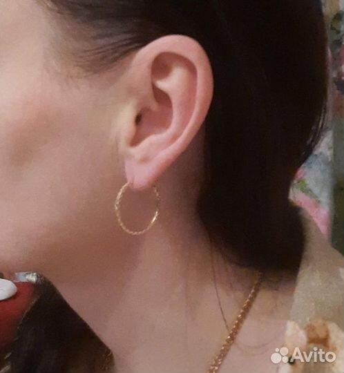 Золотые серьги