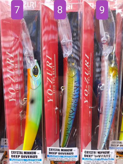 Воблеры Yo-zuri Crystal Minnow
