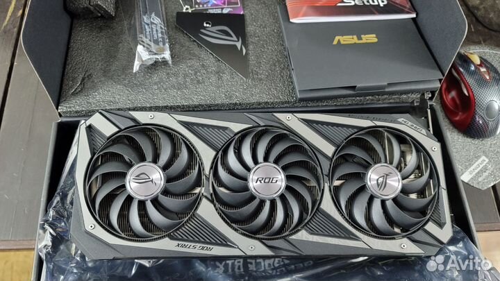 Видеокарта asus GeForce RTX 3080 Ti ROG Strix OC