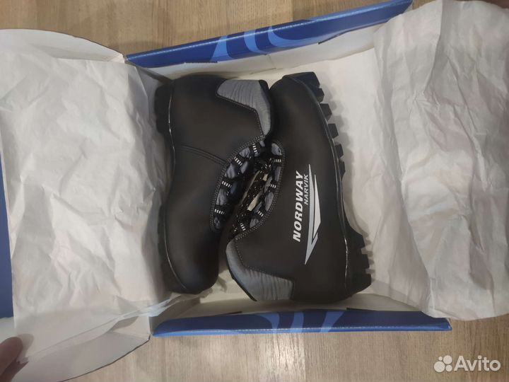 Лыжи беговые tisa sport step, ботинки лыжные