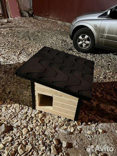 Будка уличная для кошки/собаки теплая