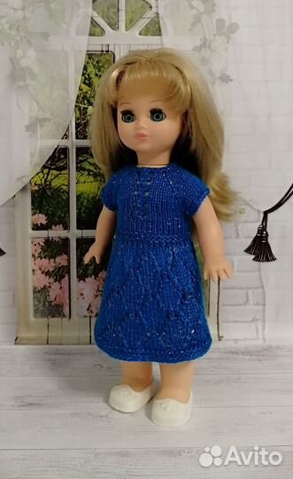 Вязаная одежда для куклы Весна