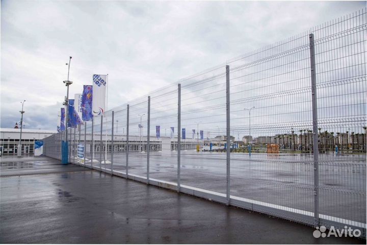 Сетка для забора 3д