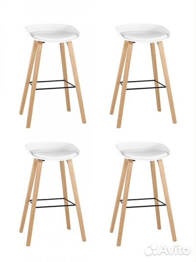 Стул барный libra soft белый 4 шт