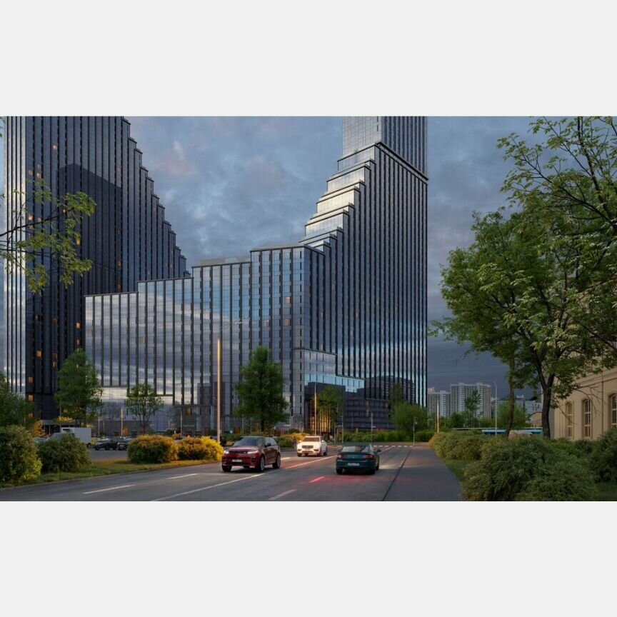 Квартира-студия, 27,4 м², 27/58 эт.