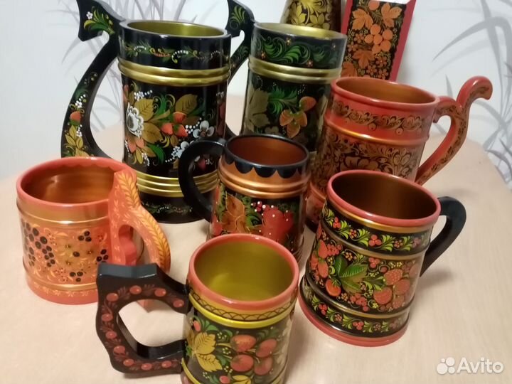 Кружка хохлома. Княжеская и боярская