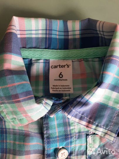 Рубашка, шорты carter's