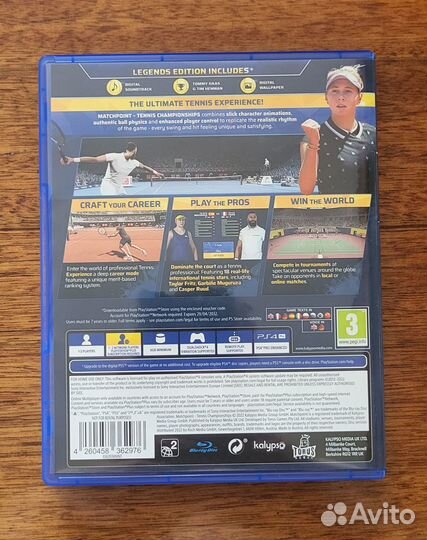 Игра для PS4 Matchpoint: Tennis Championships