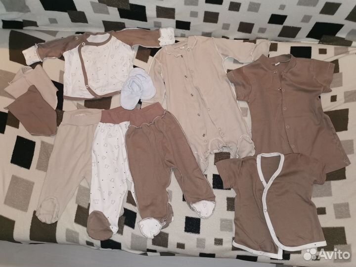 Детские вещи пакетом для девочек от 56 до 74