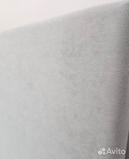 Кровать велюр 1.6 серый