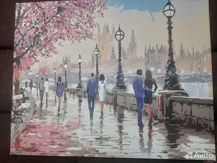 Готовые картины по номерам