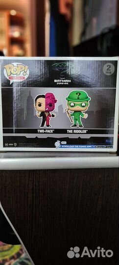 Funko pop Two-face & the Riddler