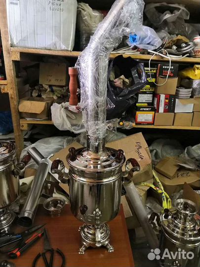 Самовар дровянной в доставке