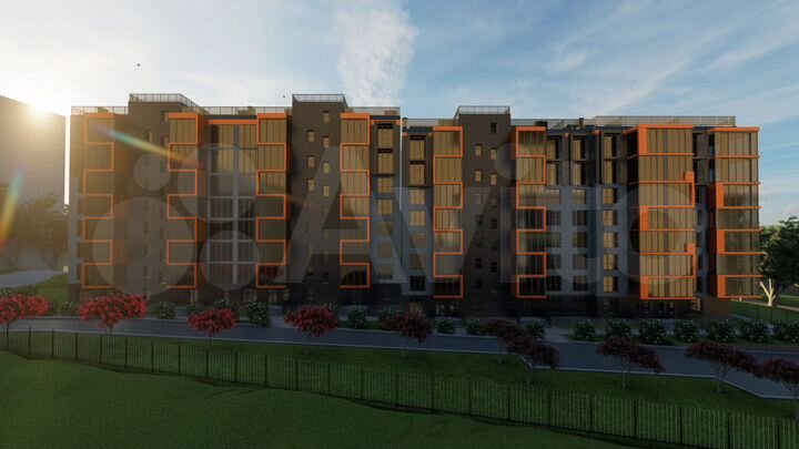 1-к. квартира, 62,9 м², 5/8 эт.