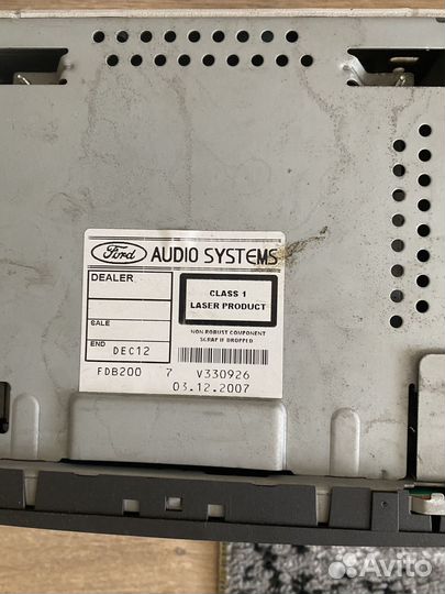 Магнитола на ford fusion