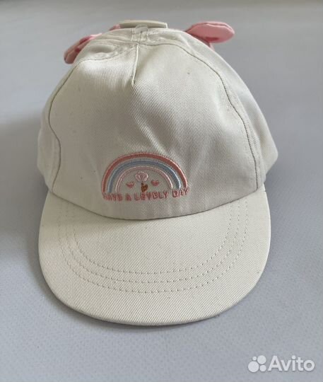 Кепка для девочки до 1,5 лет