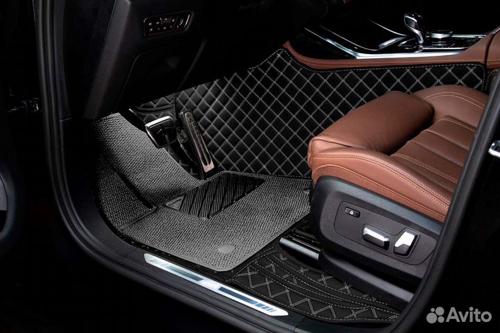 3D Коврики Toyota Land Cruiser Салон Багажник Экок