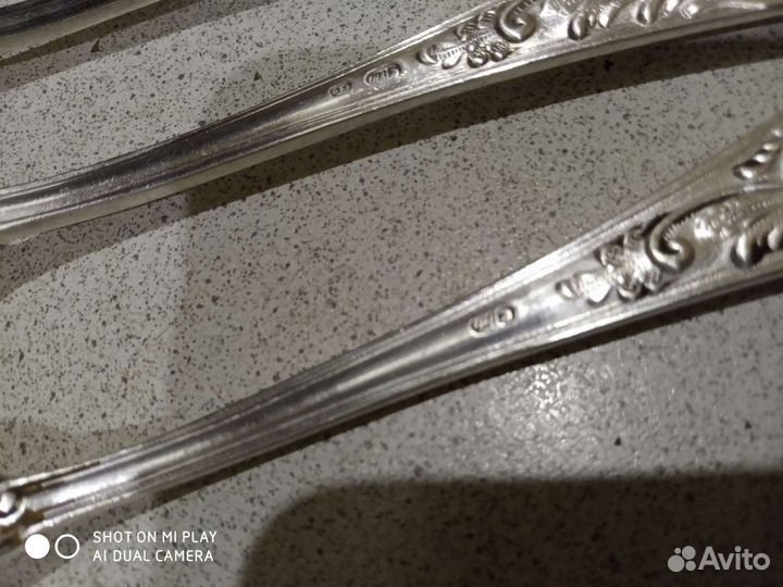 Вилки столовые мельхиор