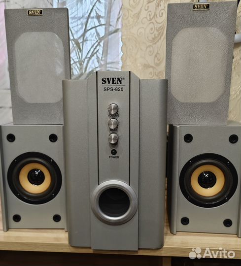 Колонки 2.1 sven SPS-820
