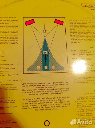 Rigonda стереофоническое звучание пластинка