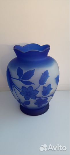 Ваза стекло антиквариат СССР