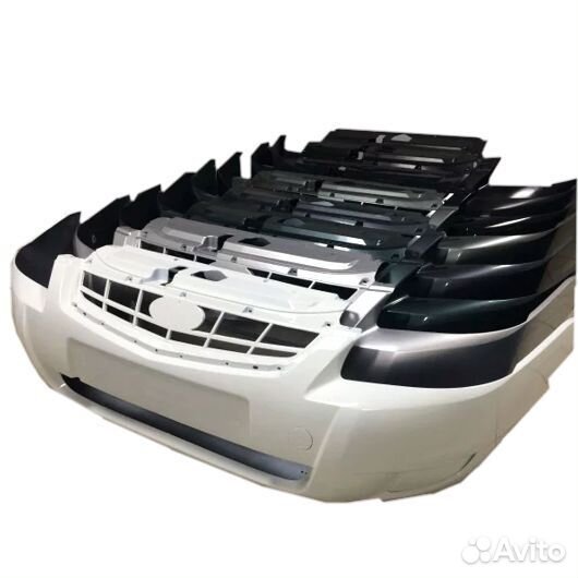 Бампер крашенный на priora 2