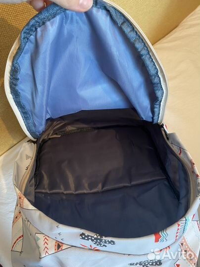 Портфель рюкзак детский серый вигвам мишки