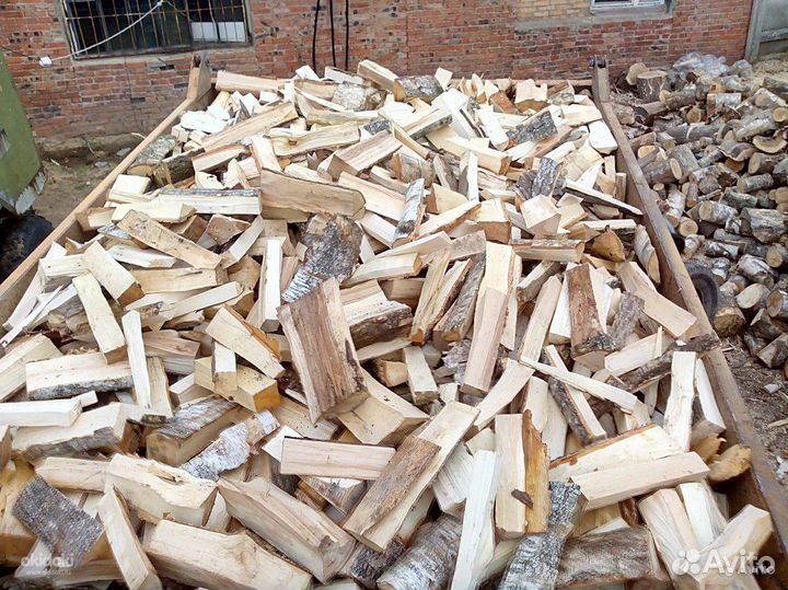 Дрова колотые навалом с доставкой