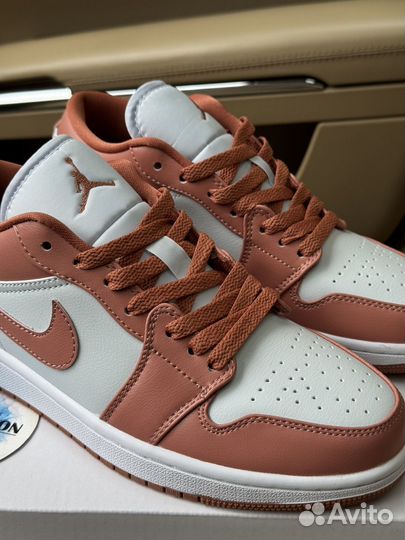 Кроссовки Nike Air Jordan 1 low Sky J Orange