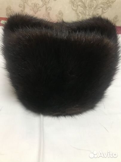 Норковая шапка мужская