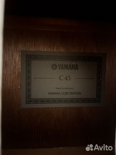 Классическая гитара yamaha c 45