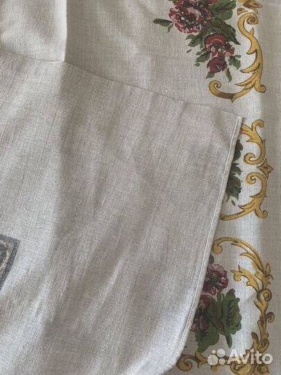 Скатерть льняная лён