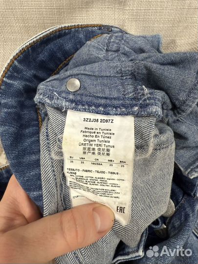 Женские джинсовые шорты emporio armani