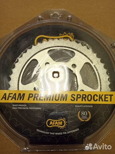 Звезда задняя (ведомая) стальная 14601-46 Afam