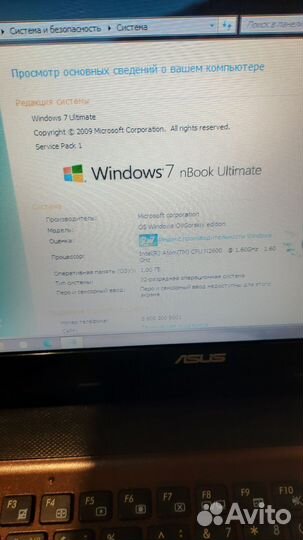 Нетбук asus