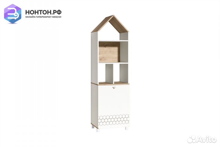 Шкаф комбинированный Эйп 13.14 белый шагрень / дуб