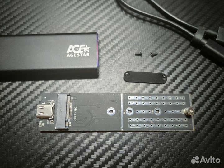 Внешний корпус SSD M2 AgeStar (ngff, B-key)
