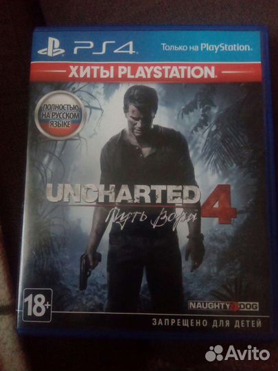 Игры для приставок ps4 Uncharted4 путь вора