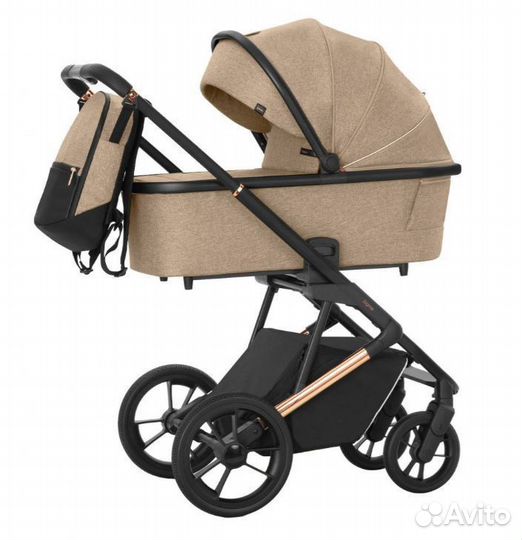 Коляска 3 в 1 carrello Sigma Beige