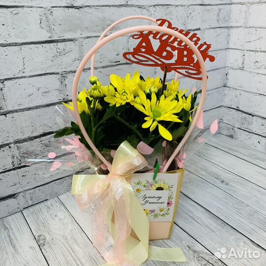 Букет учителю на 1 сентября/ цветы для учителя